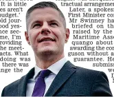  ?? ?? Sign-off: Derek Mackay ‘took the decision’