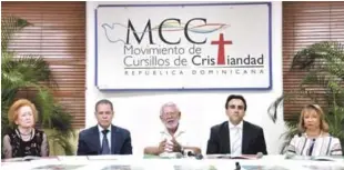  ?? RAÚL ASENCIO/LISTÍN DIARIO ?? Detalles. Los dirigentes del Movimiento Cursillos de Cristianda­d, anunciaron los detalles de la feria.