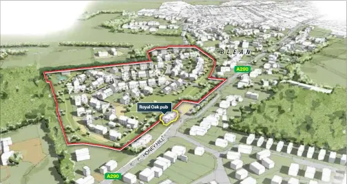  ??  ?? Gladman Developmen­ts has appealed after fresh plans to build 75 homes, rather than the orginal 85, were again rejected