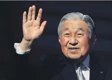  ?? EPA ?? On April 30, Emperor Akihito will become the first Japanese monarch to abdicate in about two centuries