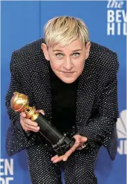  ?? Picture: MIKE BLAKE/REUTERS ?? END OF AN ERA: Ellen DeGeneres has decided to end her talk show after the 18th season