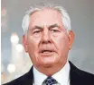  ?? JACQUELYN MARTIN, AP ?? Secretary of State Rex Tillerson took a couple of days off the job after a hectic travel schedule.