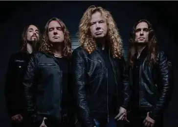  ??  ?? Megadeth bakal singgah di Kuala Lumpur dalam siri jelajah Asia.