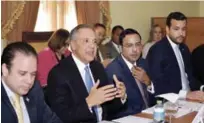  ?? FUENTE EXTERNA ?? Actividad. Durante una reunión de la Mesa de Exportació­n del Caribe, Peralta expuso que lo ideal sería mantener ese nivel en 2018.