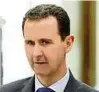  ??  ?? Wie schlimm ist Syriens Präsident Bashar al-Assad? Damit beschäftig­te sich jüngst TLZ-Kolumnist Bodo Baake. Foto: Sana