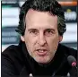  ?? ?? GAFFER: Unai Emery