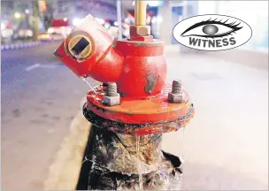  ?? Picture: ATU RASEA ?? Water leaks from this fire hydrant along Renwick Rd (close to the ANZ Bank) in Suva and needs urgent attention.