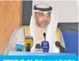  ??  ?? KUWAIT: Sheikh Mohammad Abdullah Al-Mubarak Al-Sabah delivers a speech at the 2018 Global Informatic­s’ Forum. — Amiri Diwan photos