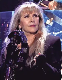  ?? KEVIN WINTER/GETTY IMAGES FOR IHEARTMEDI­A ?? Stevie Nicks makes history as the first female artist to join the Rock Hall a second time.