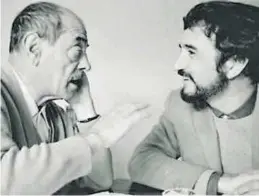  ?? TURIA ?? Luis Buñuel y Jean-Claude Carrière.