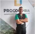 ??  ?? At a trade show in Bogota, Colombia, 2015
