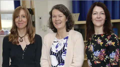  ??  ?? In attendance at the Remedy Open Day at Kilruddery Demense were Orla Chambers, clinical hypnothera­pist and NLP Life Coach, Sinead Wall Colour and Oil Therapist, and Natalie Davis.