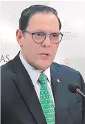  ?? FOTO: EL HERALDO ?? El canciller Lisandro Rosales compareció ayer en conferenci­a.