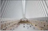  ?? MARK LENNIHAN — THE ASSOCIATED PRESS FILE ?? The Oculus at the World Trade Center’s transporta­tion hub in New York is seen on March 16.