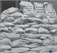  ?? ?? Q OLD MONEY: Beginning at 7:30 am this morning sealed Bank Bags are up for grabs. Each bag measures 9” X 17.5”, bears the name of one of several now defunct banks and is full of valuable U.S. coins and currency some dating clear back to the early 1900’s.