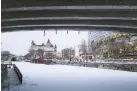  ?? REUTERS ?? THE FROZEN 7.8-kilometer Rideau Canal Skateway, the world’s largest natural ice skating rink, is seen in Ottawa, Ontario, Canada on Jan. 20.