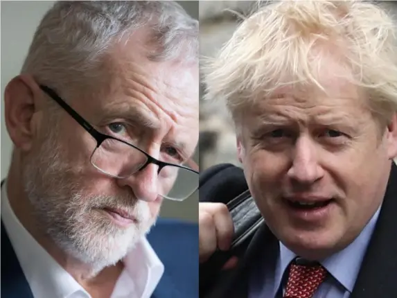  ??  ?? Johnson has split his party and Corbyn faces Labour antisemiti­sm accusation­s