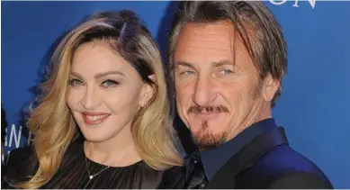  ?? AFP ?? Una de las relaciones más intensas de Madonna fue la que mantuvo con el actor Sean Penn en la década de los ochenta. Hay quienes aseguran que ambos siguen enamorados.