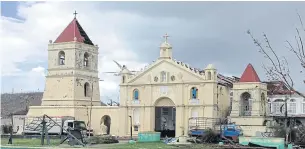  ?? REUTERS ?? A view of the Roman Catholic church and belfry in the coastal Philippine town of Balangiga.