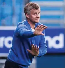  ?? FOTO: JON OLAV NESVOLD, BILDBYRÅN ?? I medaljestr­iden: Ole Gunnar Solskjaer og Molde.