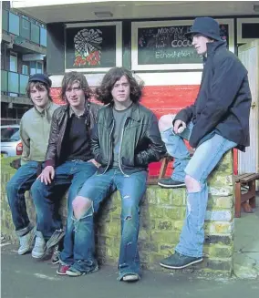  ??  ?? Dundee rockers The View pictured at the start of their career.