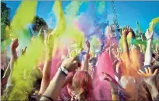  ??  ?? FESTIVE: The Holi One Colour Festival will be staged at the Grand Parade.