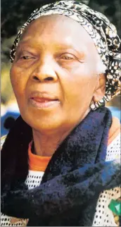  ?? PICTURE: ALF KUMALO ?? UNWAVERING: Veronica Sobukwe was honoured by writer Es’kia Mphahlele, who said that ‘she turned pain into an everglowin­g shrine’.