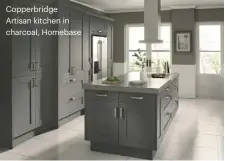  ??  ?? Copperbrid­ge Artisan kitchen in charcoal, Homebase