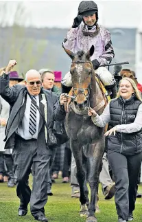  ??  ?? Party time: Pentland Hills after last year’s popular victory