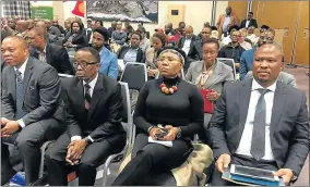  ?? Picture: SINO MAJANGAZA ?? ALL ABOARD: From left, EL IDZ CEO Simphiwe Kondlo, board chairman Prof Mlungisi Makalima, Minister of Small Business Developmen­t Lindiwe Zulu and economic developmen­t MEC Oscar Mabuyane, engaging with SMMEs to capitalise on the Brics countries visiting...