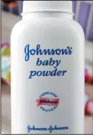  ??  ?? Health fears: Baby Powder