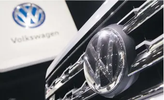  ?? SAUL LOEB/AFP/GETTY IMAGES FILES ?? Costs are mounting for Volkswagen AG as a result of the diesel scandal.
