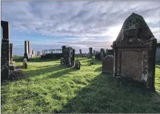  ?? ?? The cemetery at Dunaverty, South Kintyre.