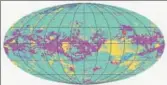  ?? REUTERS ?? The first global geologic map of Saturn's largest moon, Titan, based on radar, visible and infrared images.