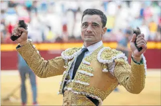  ?? TOROMEDIA ?? Último festival. El torero lorquino Paco Ureña fue el triunfador en la feria de Murcia de este año.