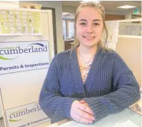 ?? CONTRIBUTE­D ?? Kira Norgren began her position as a planner with the Municipali­ty of Cumberland in early February.