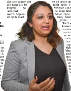  ?? FOTO CHRIS NELIS ?? Maryam Jamshid: “We gaan als Limburgse Integratie­raad meer naar buiten treden en ons laten gelden op belangrijk­e maatschapp­elijke vlakken.”