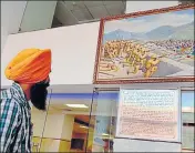  ?? HT PHOTO ?? The gallery will have on display the paintings showing the Sikh warriors.