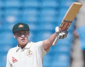  ??  ?? FIGHTING SPIRIT: One texter says young Australian cricketer Matt Renshaw showed leadership qualities in the first Test against India.