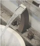  ??  ?? Geometric Rapture Basin Mixer Tap.