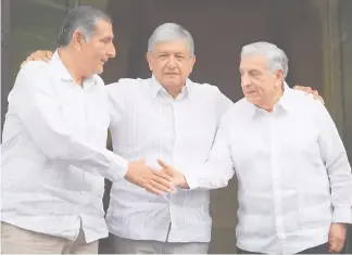 ?? /CORTESÍA ?? López Obrador adelantó que se prohibirá por la ley aumentarse el costo de la obra
