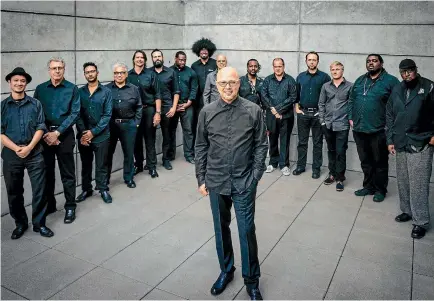  ??  ?? American Idol pianist, arranger and music director John Beasley and his all-star 15-piece big band MONK’estra prepare for Wellington’s Jazz Festival this June.