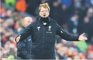  ??  ?? KLOPP