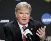  ?? DAVID J. PHILLIP — THE ASSOCIATED PRESS FILE ?? NCAA President Mark Emmert.