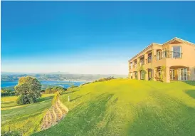  ??  ?? LAWNMOWER’S DREAM: This Knysna property overlookin­g the lagoon is on sale for R24.4-million
