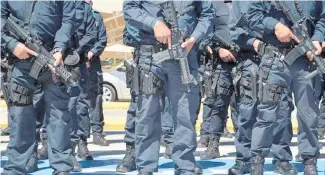  ?? /ARCHIVO ?? Coparmex impulsan un programa para el reconocimi­ento a la labor de las policías