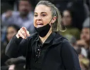  ?? ASSOCIATED PRESS FILE PHOTO ?? Former WNBA player Becky Hammon, who spent the past eight seasons as a San Antonio Spurs assistant coach, is back in the league as head coach of the Las Vegas Aces.