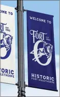  ?? Fort oglethorpe ?? Fort Oglethorpe’s new logo was designed to be adaptable, like this version for the historic district.