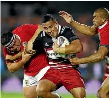  ?? GETTY IMAGES ?? Fullback Luteru Laulala makes a break last night.