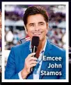  ??  ?? EmceeJohn Stamos